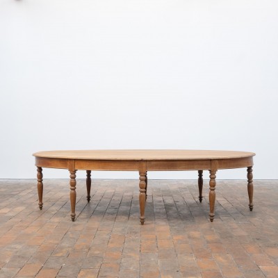 Large oak table – circa 1900