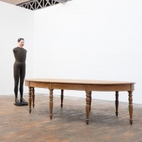 Large oak table – circa 1900