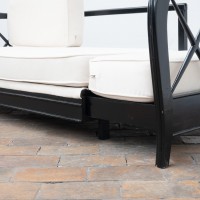 Canapé modulable en velours et bois par Paolo Buffa - 1950