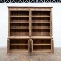 Imposante bibliothèque en chêne 8 portes - Début XXème