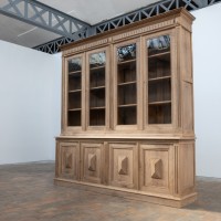 Imposante bibliothèque en chêne 8 portes - Début XXème