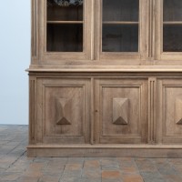 Imposante bibliothèque en chêne 8 portes - Début XXème