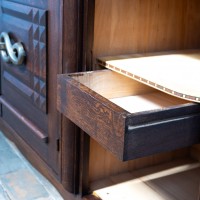 Enfilade en chêne style DUDOUYT France vers 1940