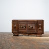 Enfilade en chêne style DUDOUYT France vers 1940