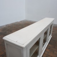 Wooden sideboard with glazed doors – Early 20th century