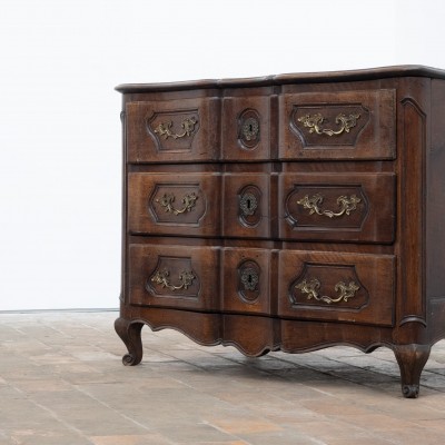 Commode Louis XV en noyer - XVIIIème