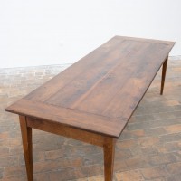 Grande table de ferme en bois massif – XIXème