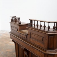 Oak Pharmacy Counter - Early 20th Century