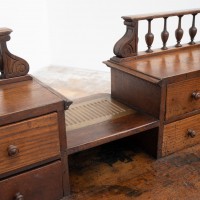 Oak Pharmacy Counter - Early 20th Century