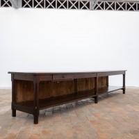 Grande table de drapier en sapin — début XXème