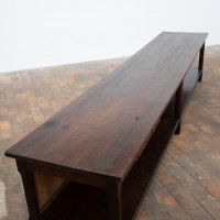 Grande table de drapier en sapin — début XXème