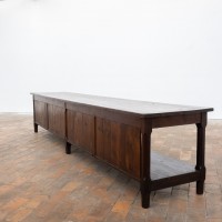 Grande table de drapier en sapin — début XXème