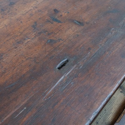 Grande table de drapier en sapin — début XXème