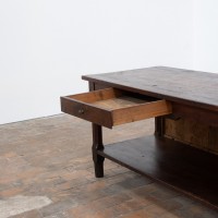 Grande table de drapier en sapin — début XXème