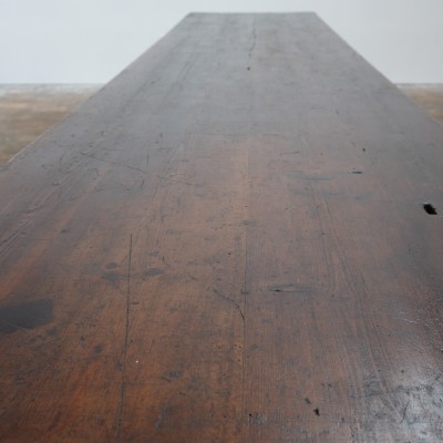 Grande table de drapier en sapin — début XXème