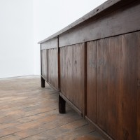 Grande table de drapier en sapin — début XXème