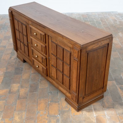 Enfilade en chêne Art Déco France 1930
