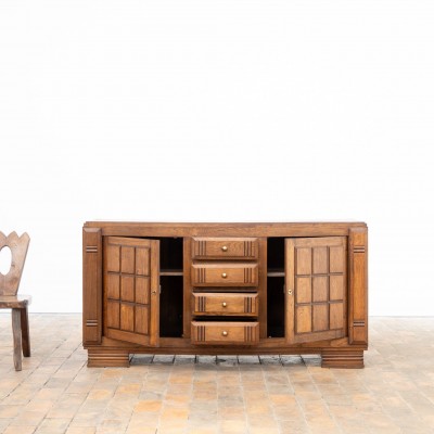 Enfilade en chêne Art Déco France 1930