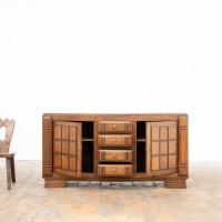 Enfilade en chêne Art Déco France 1930