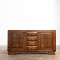 Enfilade en chêne Art Déco France 1930