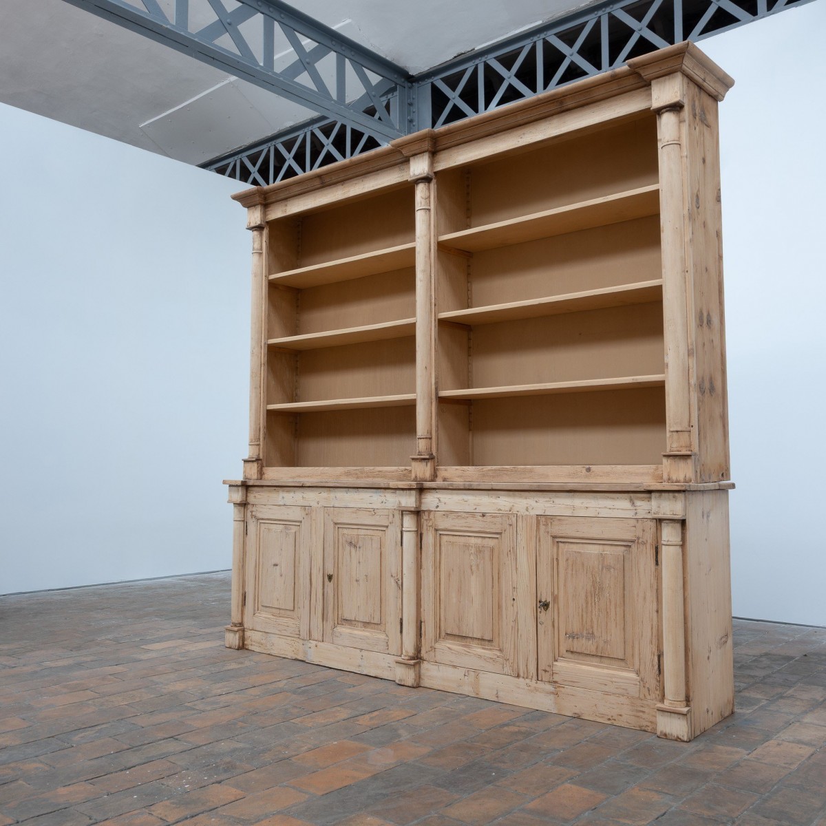 Bibliothèque en bois – XIXème