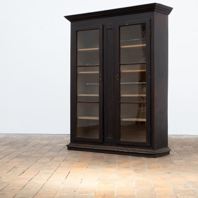 Bibliothèque 2 portes en bois - XIXème