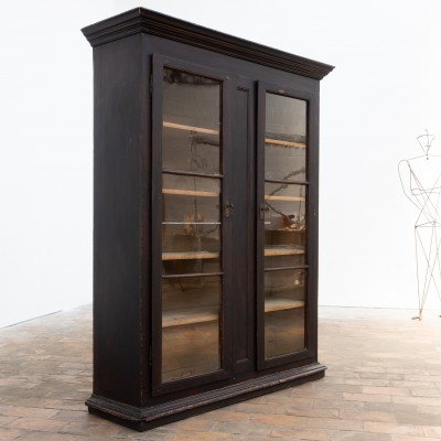 Bibliothèque 2 portes en bois - XIXème