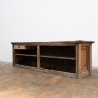 Ancien comptoir de commerce en chêne - France XIXème