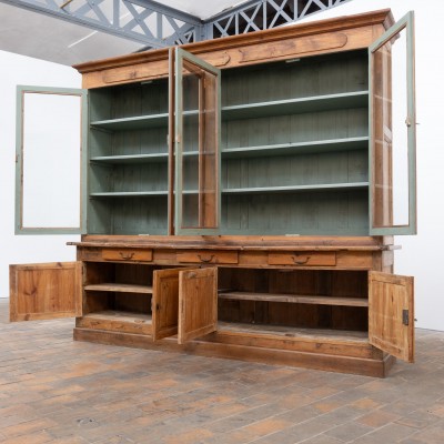 Bibliothèque en chêne et sapin — début XXème