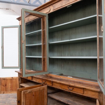 Bibliothèque en chêne et sapin — début XXème