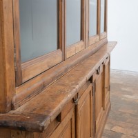 Oak and Pine Bookcase — France Early 20th Century