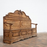 Banc coffre en sapin — XIXème