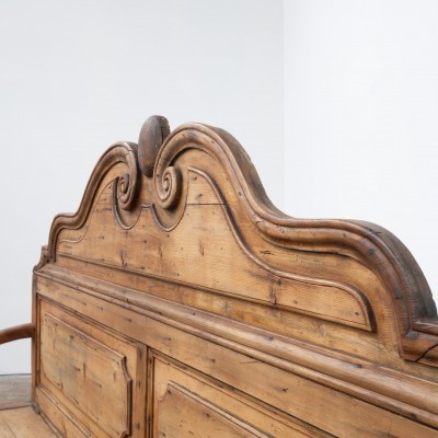 Banc coffre en sapin — XIXème
