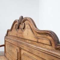 19th Century Pine Storage Bench