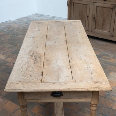 Table de ferme en chêne – XIXe siècle