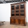 Grande bibliothèque vitrée en palissandre – XIXe siècle