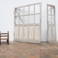 Ancienne façade d'atelier en chêne, 1900