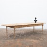 Large wooden community table, early 20th century