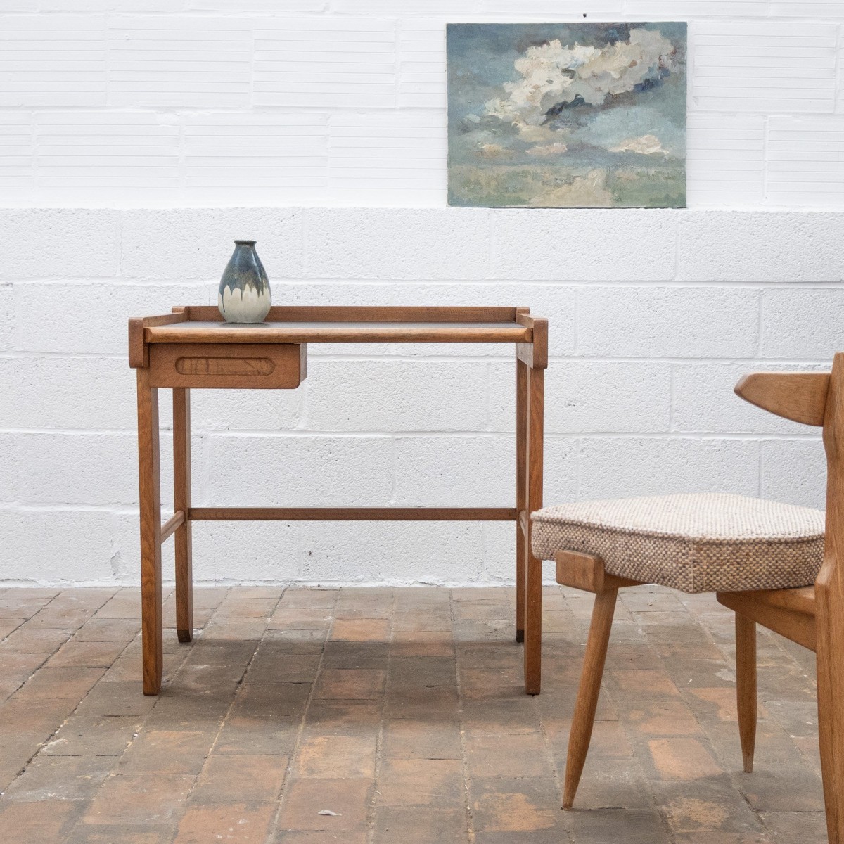 Bureau en chêne GUILLERME et CHAMBRON