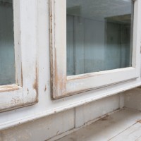 Grand vaisselier ancien en bois peint – début XXe siècle