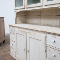 Grand vaisselier ancien en bois peint – début XXe siècle