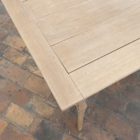 Ancienne table de ferme en chêne à rallonge – XIXe siècle