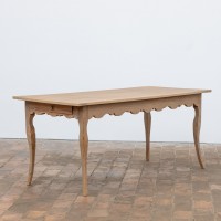 Ancienne table de ferme en chêne à rallonge – XIXe siècle