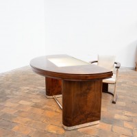 Bureau Art Déco et son fauteuil – 1950