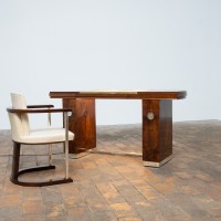 Bureau Art Déco et son fauteuil – 1950