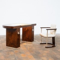 Bureau Art Déco et son fauteuil – 1950