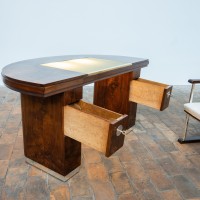 Bureau Art Déco et son fauteuil – 1950