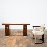 Bureau Art Déco et son fauteuil – 1950