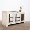 Ancien comptoir vitrine en bois peint – début XXe siècle