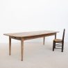 Ancienne table de ferme en chêne – XIXe siècle